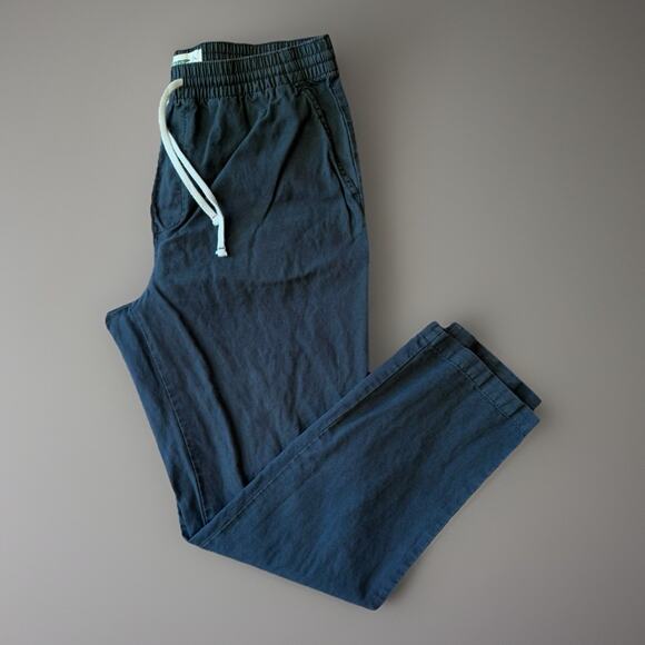 Wellen Pants Large Dark Gray Minimalist Chino Jogger New York Streetawear - Picture 1 of 9